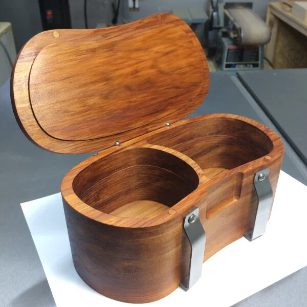 黒鯛 餌箱 拭き漆 漆器 黒鯛工房 箱正 箱政 チヌ ヘチ 落し駒　二層式０