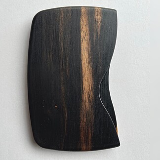 黒柿名刺入れバネ内臓で逆さでも落ちない就活商談で落ちない縁起物