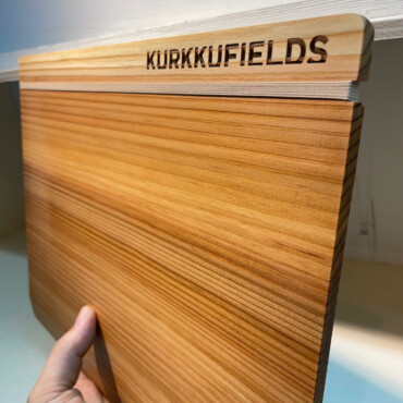 A3二つ折りメニューバインダー　KURKKUFIELDS 様