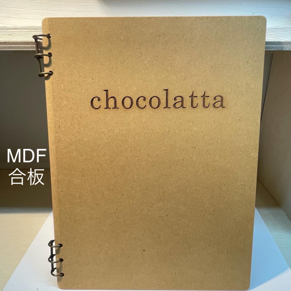 木のメニューMDF合板