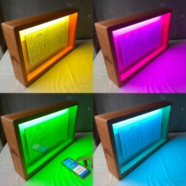 【コラボ】えほん作家原版用LED展示フレームボックス