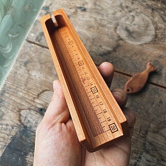 フィッシュメジャー 魚 計測 20cm/25cm キス釣 ハゼ釣 川睦 小魚