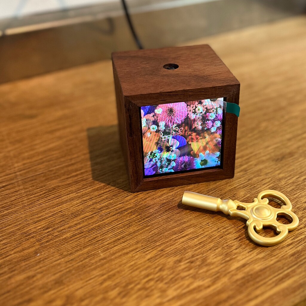 木製 デジフォト オルゴール